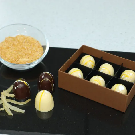 Chocolate Mould; Dome Faceted